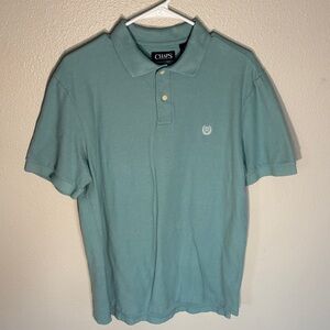 2- Chaps Men's Polo Shirt - Light blue
